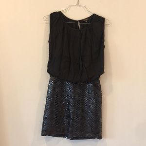 Ella Moss black sequin dress